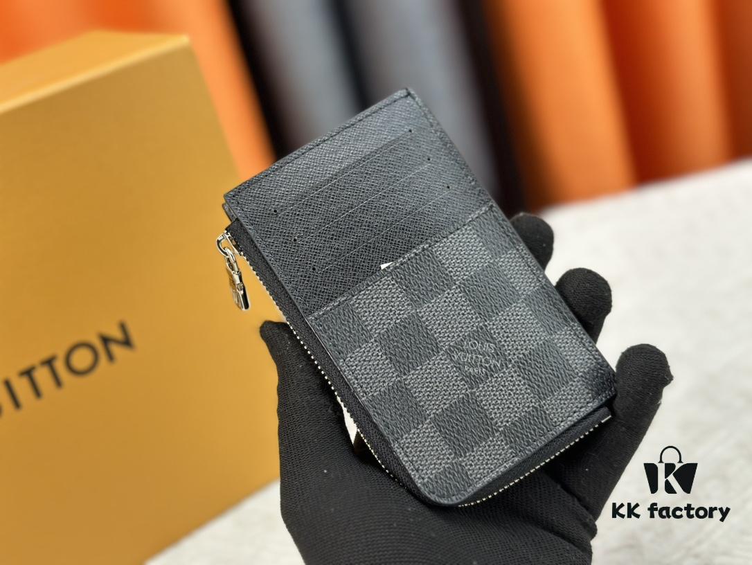 693076e86e68136f4d9a663e Top-Grade Original Louis Vuitton Hybrid Wallet in Black Monogram Shadow Leather