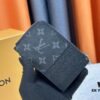 693076ec6e68136f4d9a6646 Top-Grade Original Louis Vuitton Hybrid Wallet in Black Monogram Shadow Leather