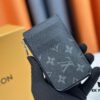 693076ec6e68136f4d9a6648 Top-Grade Original Louis Vuitton Hybrid Wallet in Black Monogram Shadow Leather