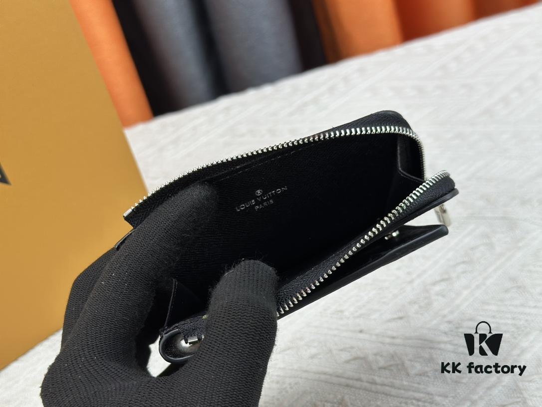 693076ee6e68136f4d9a664d Top-Grade Original Louis Vuitton Hybrid Wallet in Black Monogram Shadow Leather