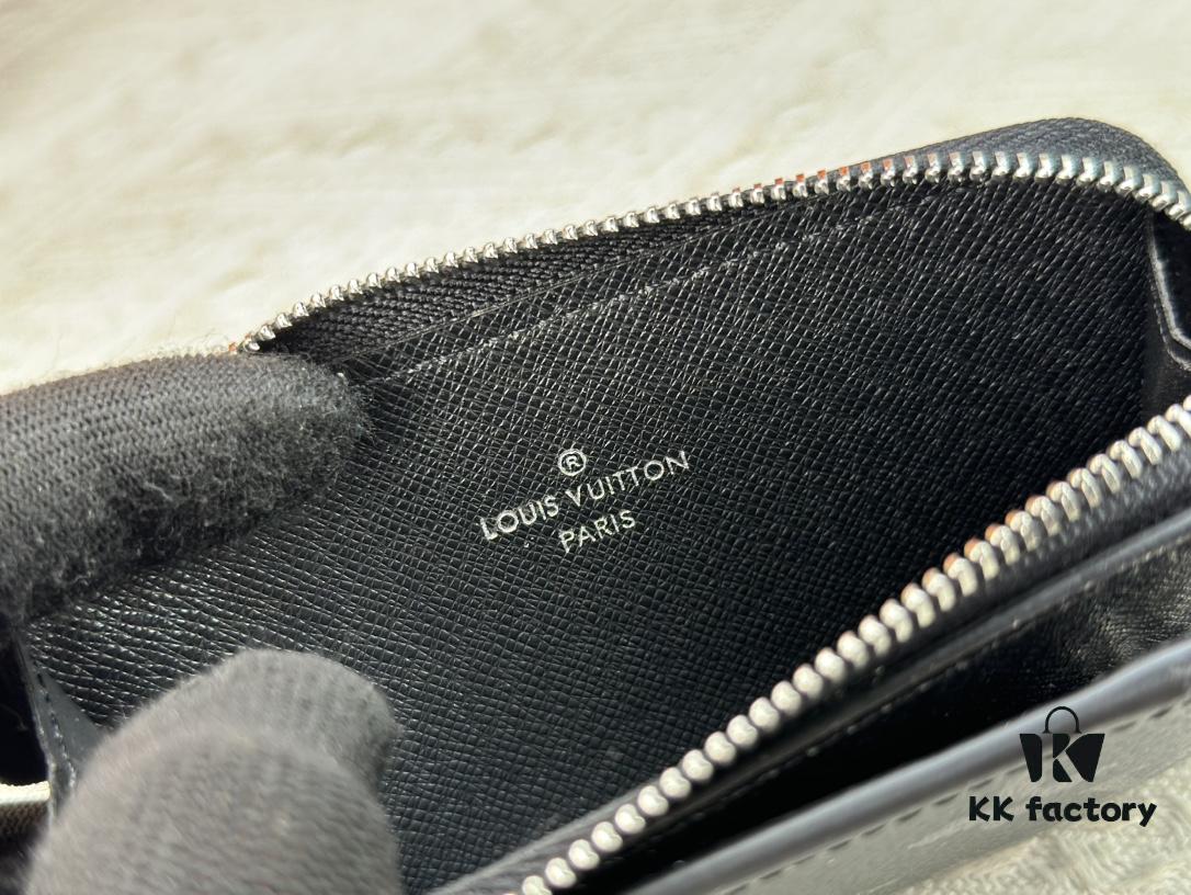 693076f06e68136f4d9a664f Top-Grade Original Louis Vuitton Hybrid Wallet in Black Monogram Shadow Leather