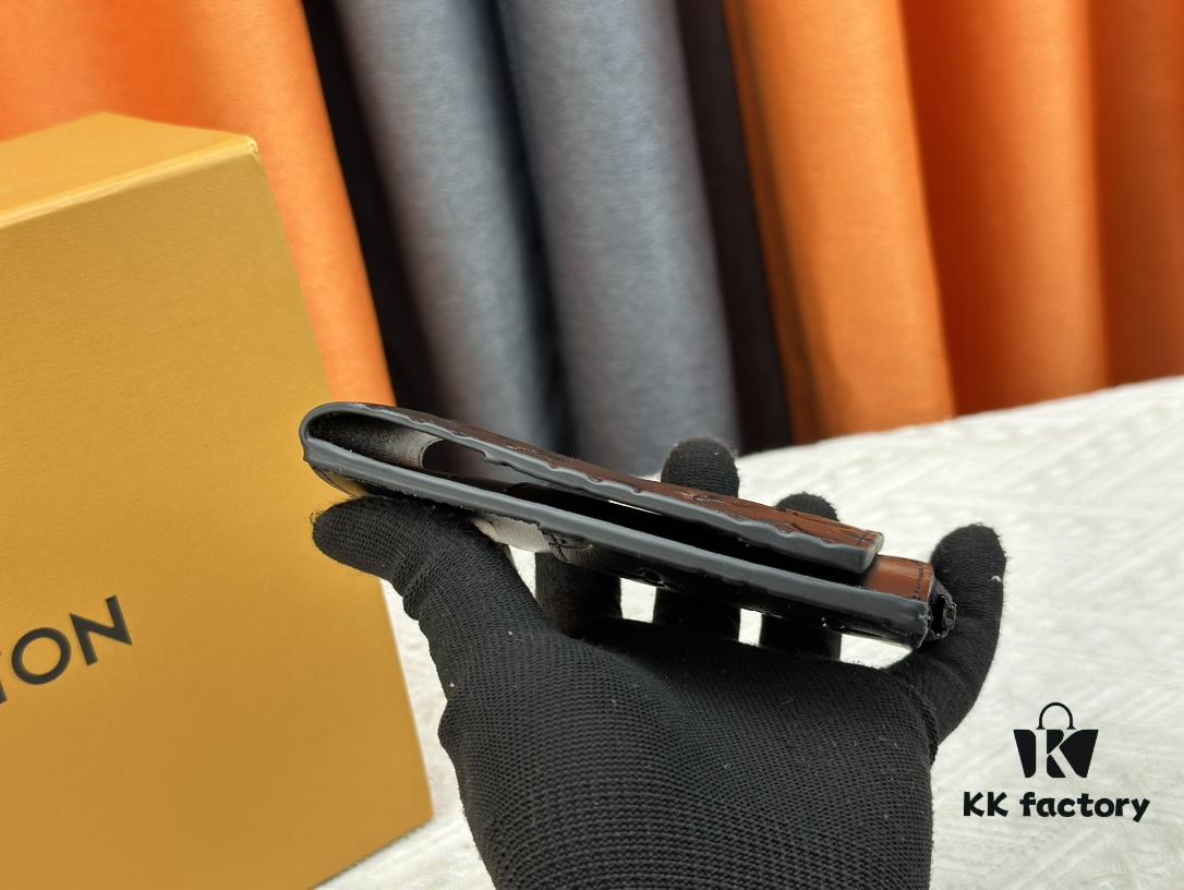693076f46e68136f4d9a665b Top-Grade Original Louis Vuitton Hybrid Wallet in Black Monogram Shadow Leather
