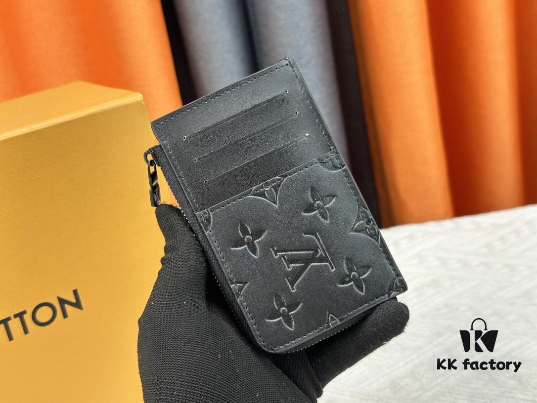 693076f56e68136f4d9a665c Top-Grade Original Louis Vuitton Hybrid Wallet in Black Monogram Shadow Leather