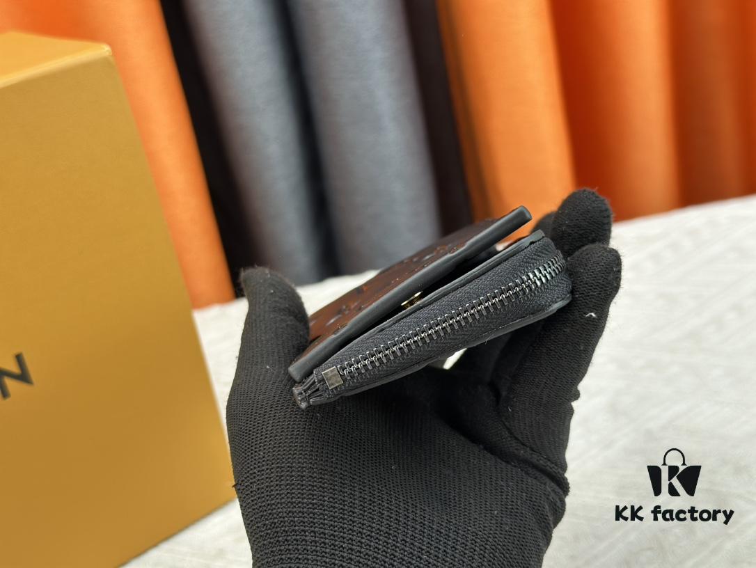 693076f66e68136f4d9a665f Top-Grade Original Louis Vuitton Hybrid Wallet in Black Monogram Shadow Leather