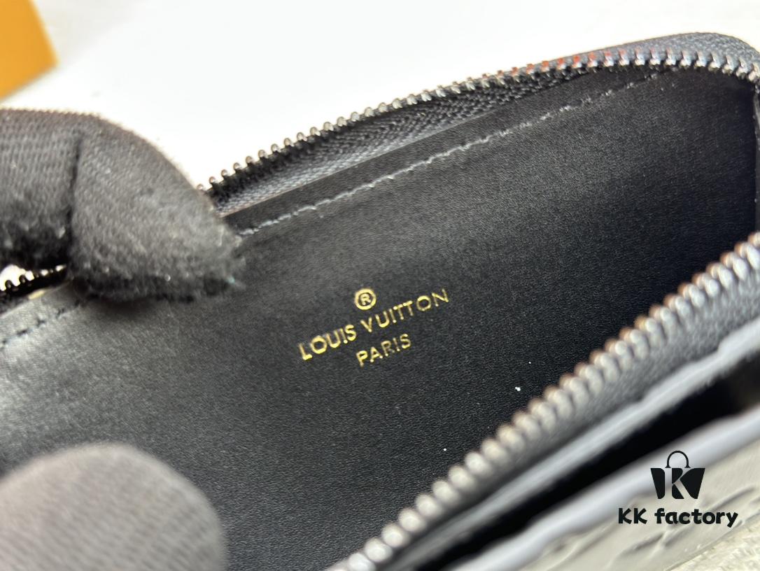 693076f76e68136f4d9a6660 Top-Grade Original Louis Vuitton Hybrid Wallet in Black Monogram Shadow Leather