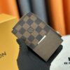 693076f96e68136f4d9a6662 Top-Grade Original Louis Vuitton Hybrid Wallet in Black Monogram Shadow Leather