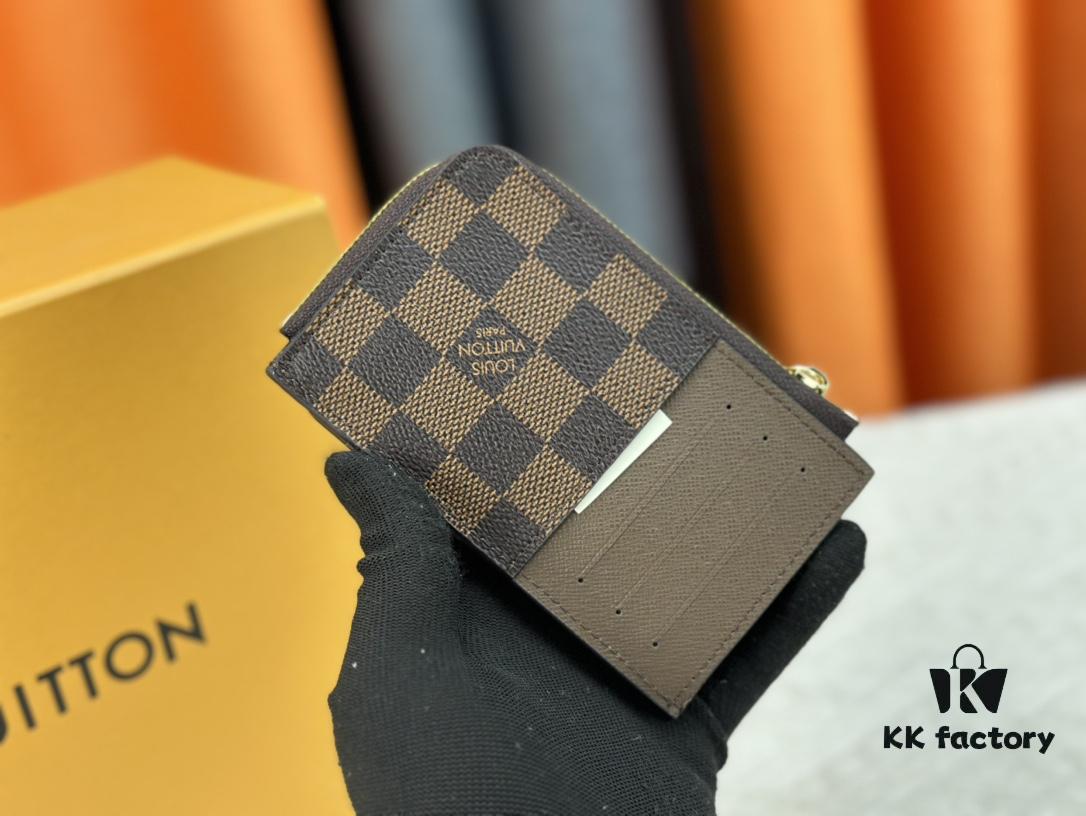 693076f96e68136f4d9a6662 Top-Grade Original Louis Vuitton Hybrid Wallet in Black Monogram Shadow Leather