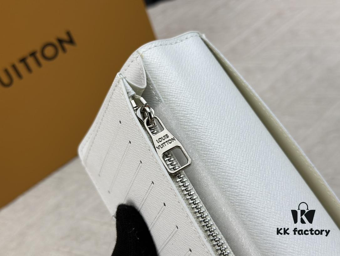 693077056e68136f4d9a6679 Wallet Model: N62665 Louis Vuitton Classic Brazza Wallet in Damier Graphite Pixel Canvas