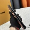 Wallet Model: N62665 Louis Vuitton Classic Brazza Wallet in Damier Graphite Pixel Canvas with Digital-Inspired Design
