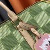 693077236e68136f4d9a66ba Model N40671 Green Tea Keepall Bandoulière 35 Bag
