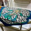 693077366e68136f4d9a66e1 Luxury LV Monogram Tiger Stripe Silk Scarf - Premium Quality 90x90cm Real Silk