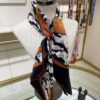 6930773a6e68136f4d9a66e8 Luxury LV Monogram Tiger Stripe Silk Scarf - Premium Quality 100% Twill Silk 90x90cm