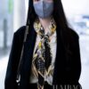 6930773b6e68136f4d9a66eb Luxury Custom Let's Go Monogram Silk Scarf – High-End Jacquard Mulberry Silk Square Shawl 90x90cm
