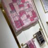 693077416e68136f4d9a66f8 Luxury Custom Let's Go Monogram Jacquard Silk Scarf 90x90cm - LV Inspired Travel Heritage Design