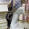 693077436e68136f4d9a66fc Luxury Custom Let's Go Monogram Silk Scarf – High-End Jacquard Mulberry Silk Square Shawl 90x90cm