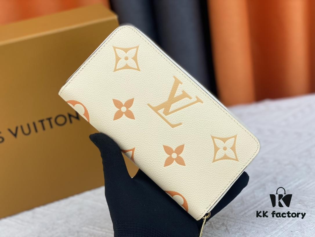 693077446e68136f4d9a66fd Top Original 💎 By The Pool Collection Zipped Wallet in Monogram Empreinte Leather