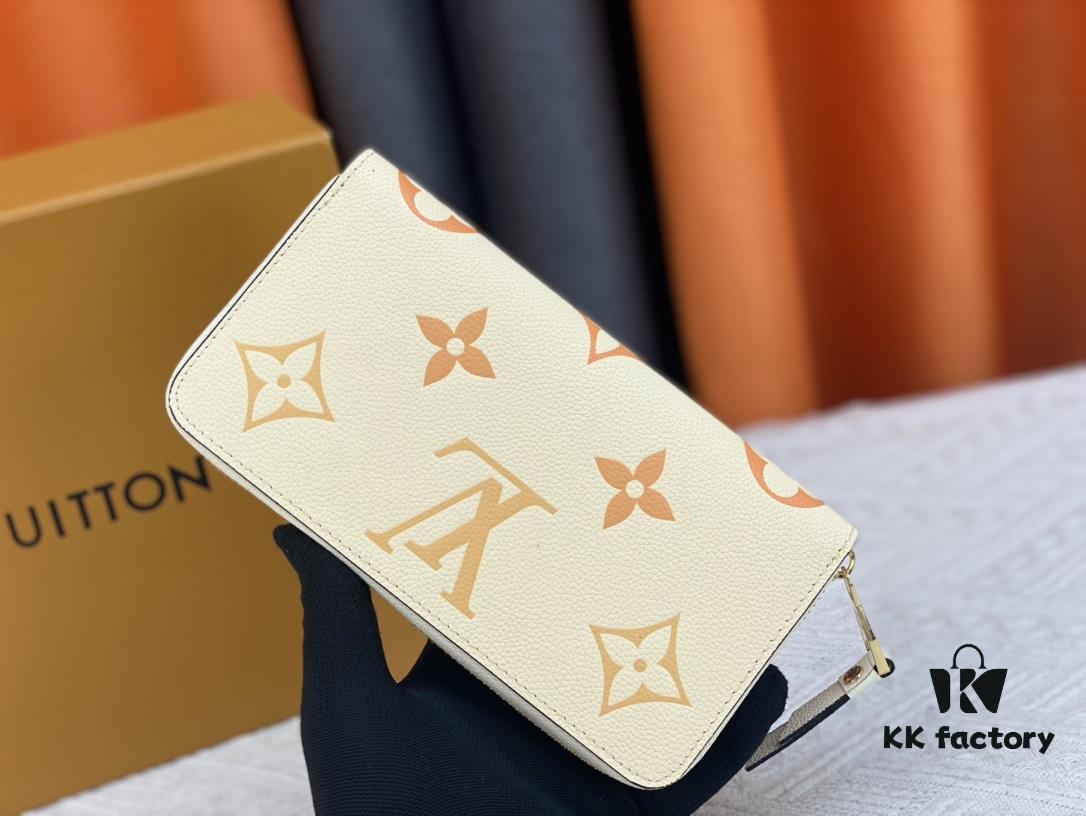693077456e68136f4d9a6700 Top Original 💎 By The Pool Collection Zipped Wallet in Monogram Empreinte Leather
