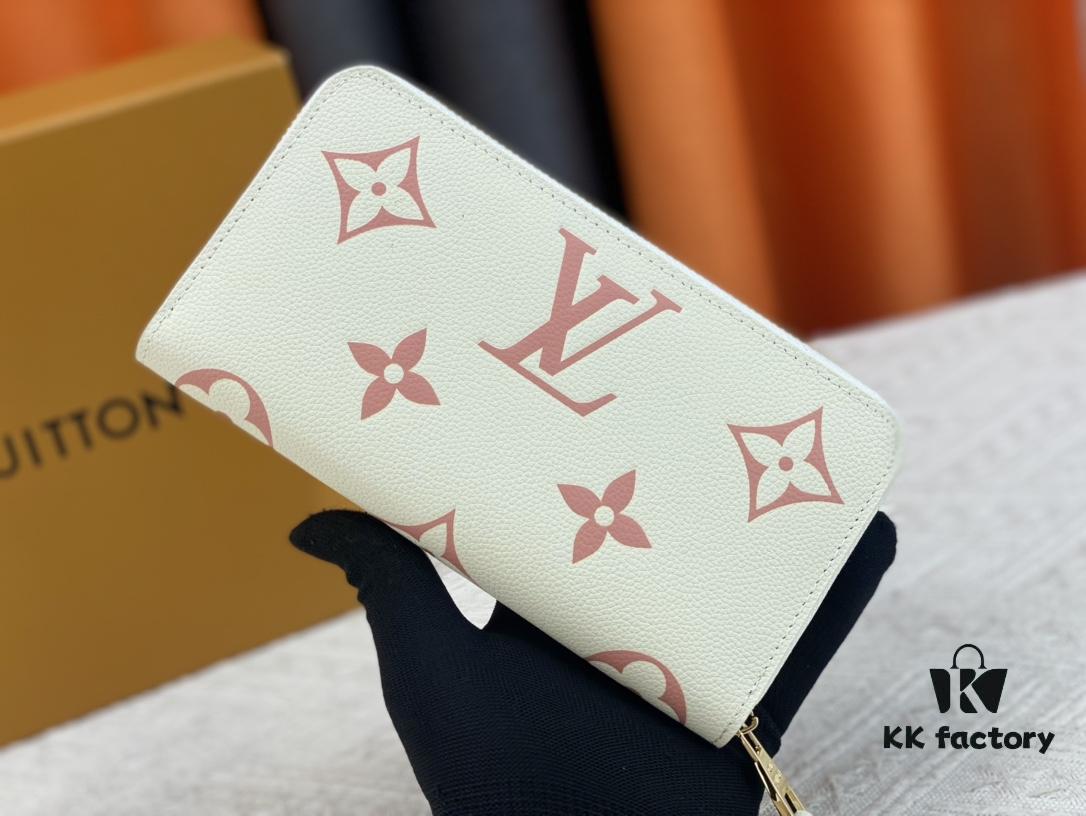 693077486e68136f4d9a6706 Top Original 💎 By The Pool Collection Zipped Wallet in Monogram Empreinte Leather