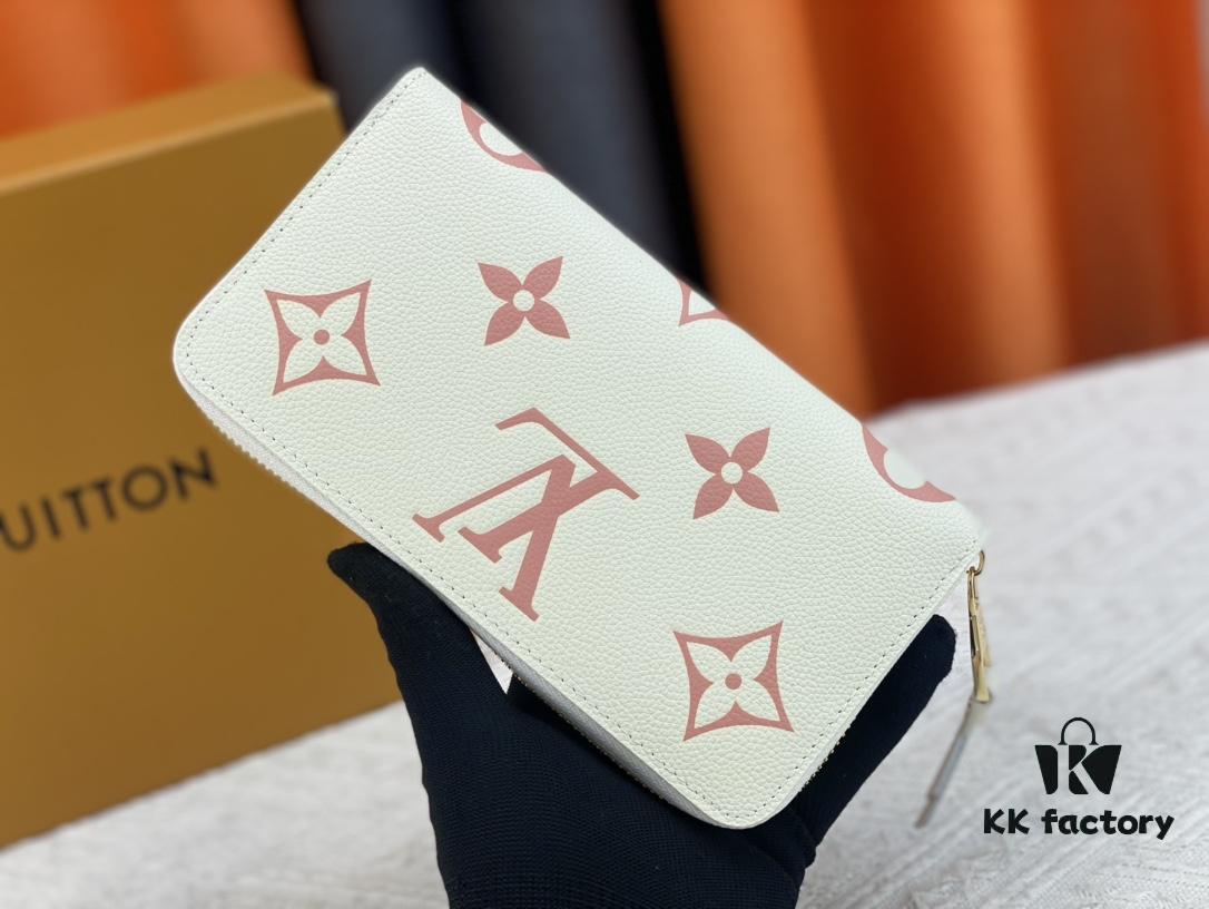 693077486e68136f4d9a6709 Top Original 💎 By The Pool Collection Zipped Wallet in Monogram Empreinte Leather