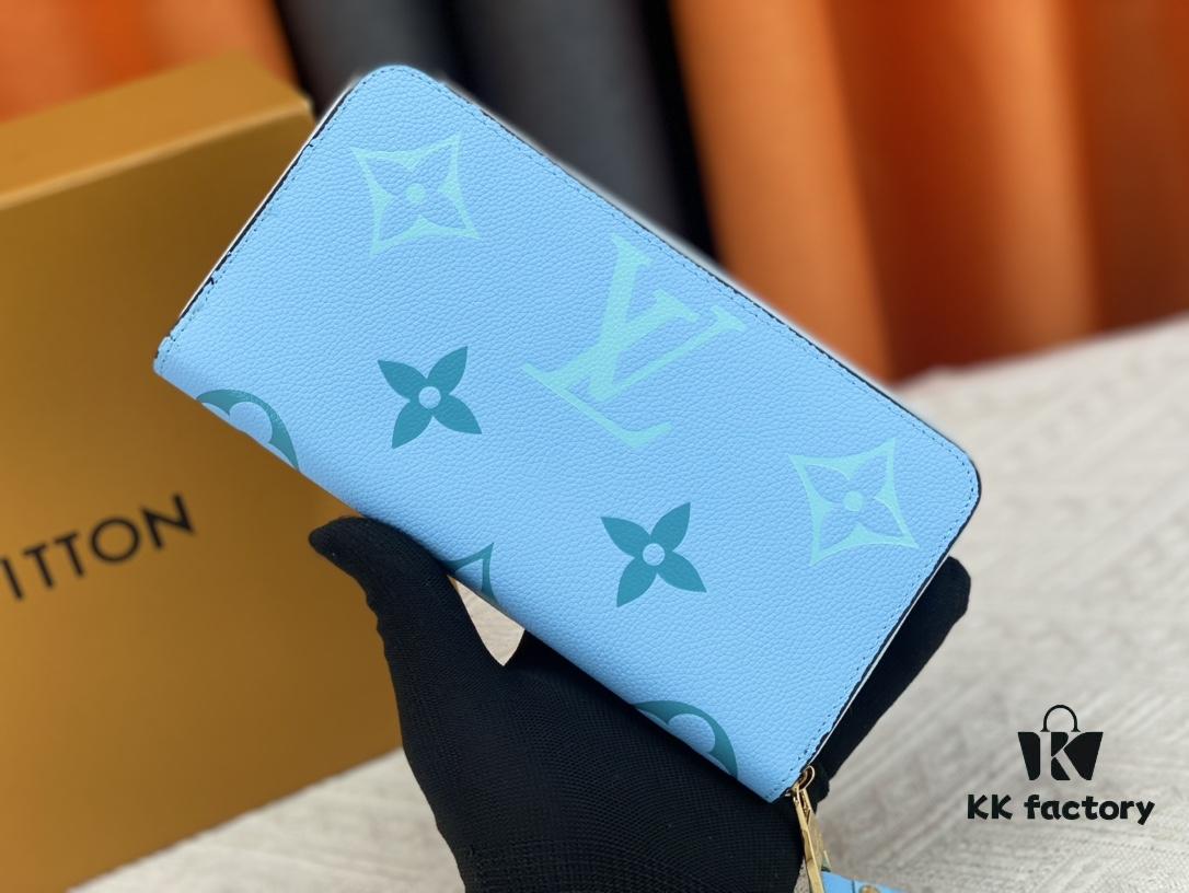6930774d6e68136f4d9a6715 Top Original 💎 By The Pool Collection Zipped Wallet in Monogram Empreinte Leather