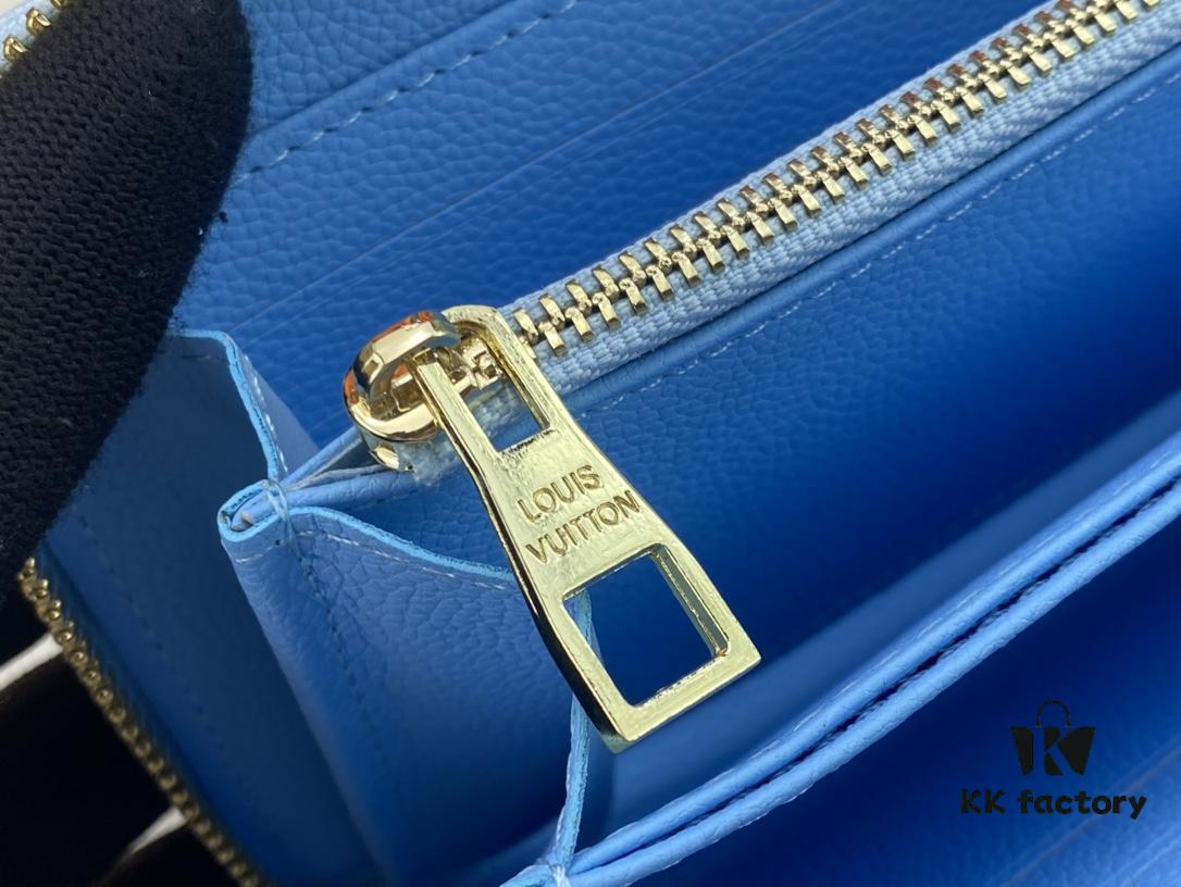 6930774e6e68136f4d9a6716 Top Original 💎 By The Pool Collection Zipped Wallet in Monogram Empreinte Leather