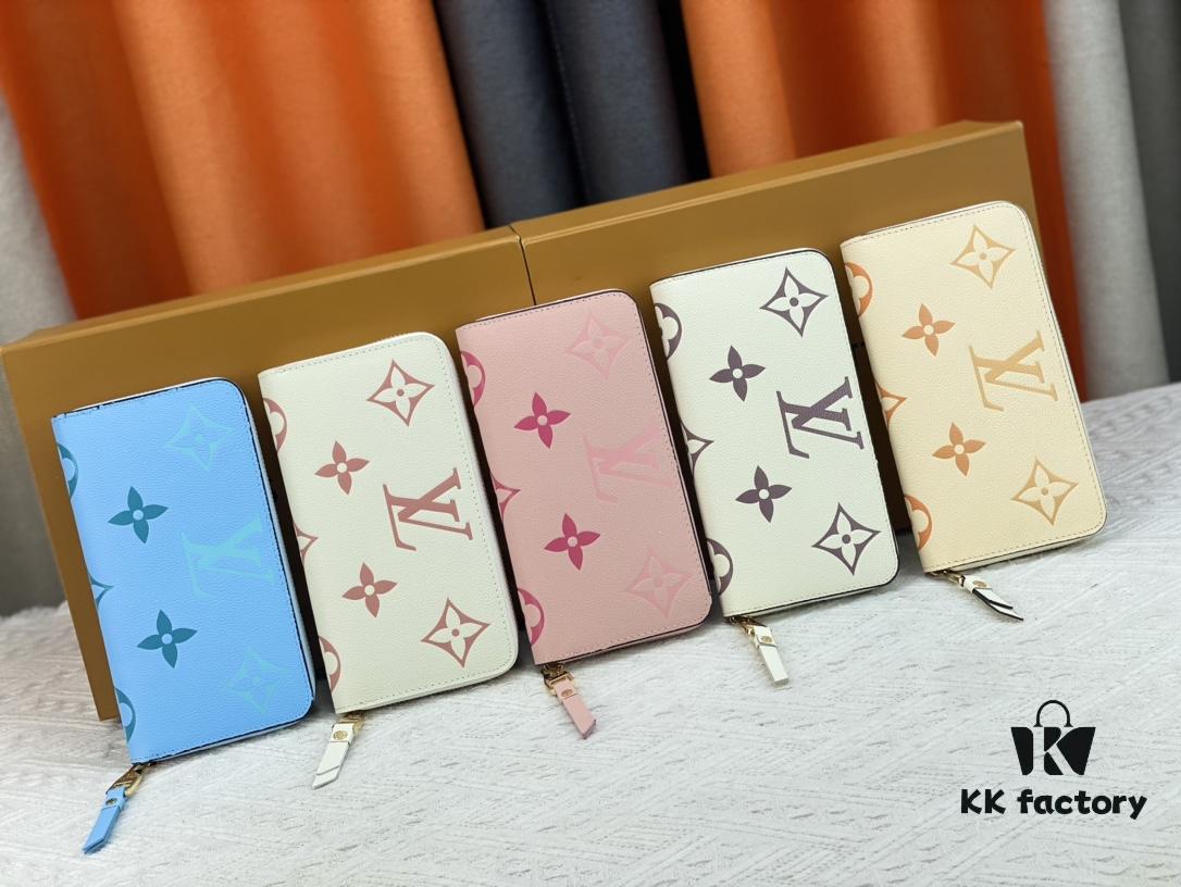 6930774e6e68136f4d9a6717 Top Original 💎 By The Pool Collection Zipped Wallet in Monogram Empreinte Leather