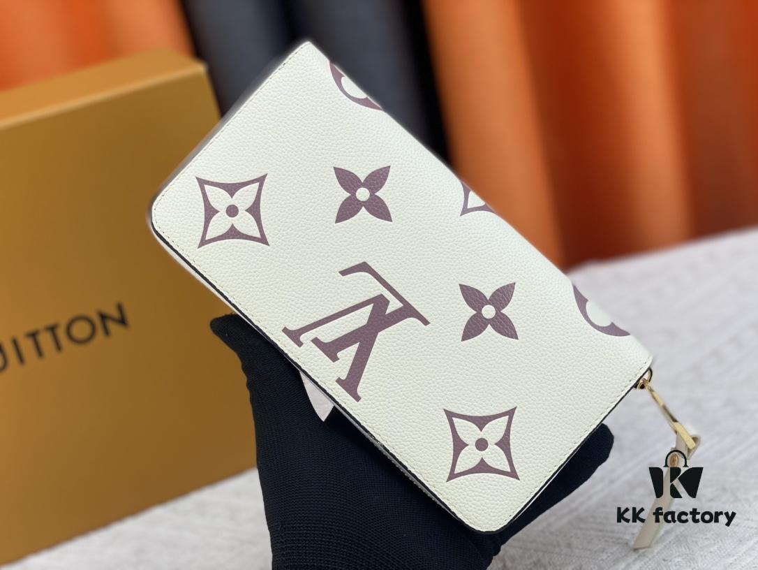 693077536e68136f4d9a6724 Top Original 💎 By The Pool Collection Zipped Wallet in Monogram Empreinte Leather
