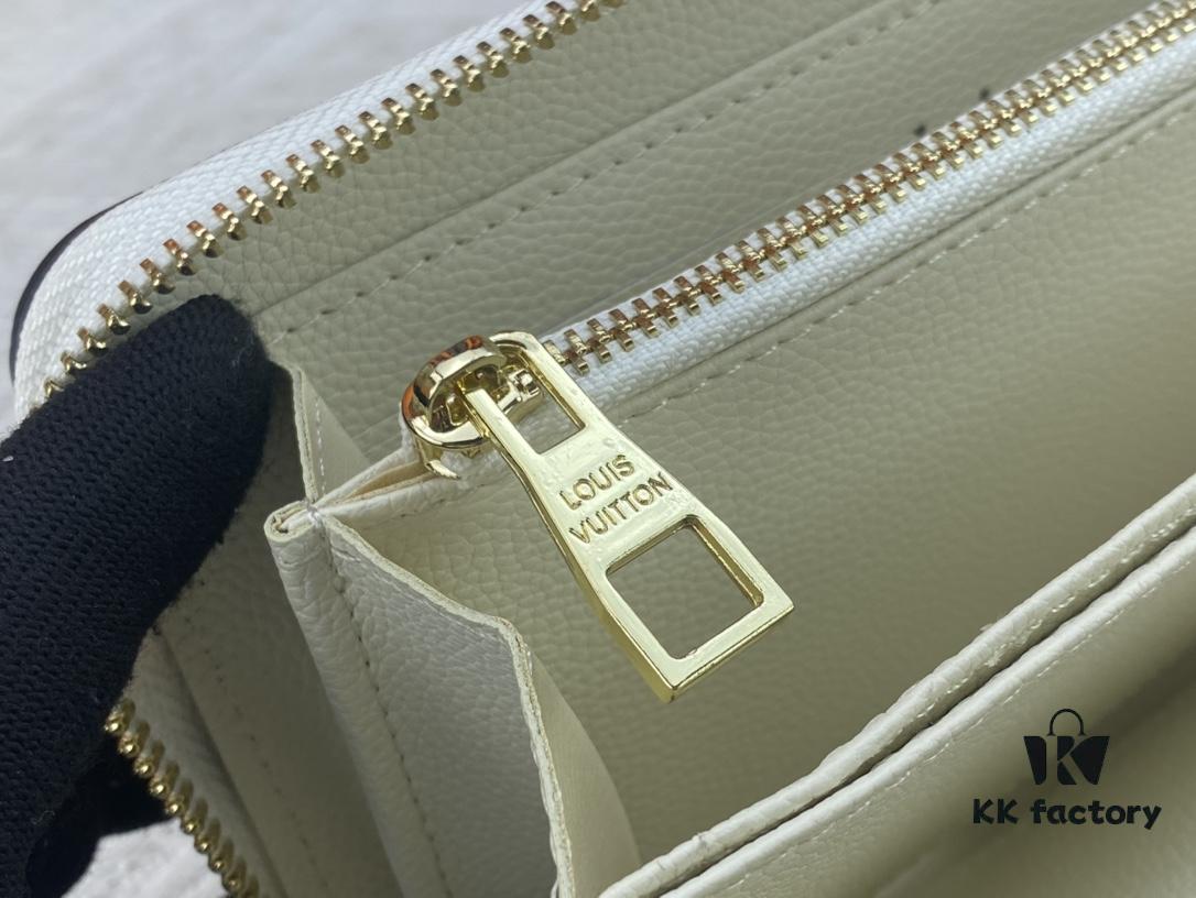 693077566e68136f4d9a672a Top Original 💎 By The Pool Collection Zipped Wallet in Monogram Empreinte Leather