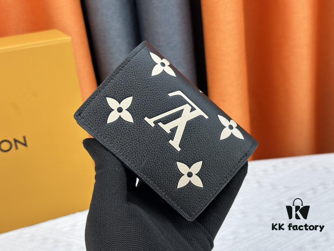 6930775f6e68136f4d9a6741 LV Top Replica M80152 Cléa Wallet in Monogram Empreinte Soft Grained Calfskin