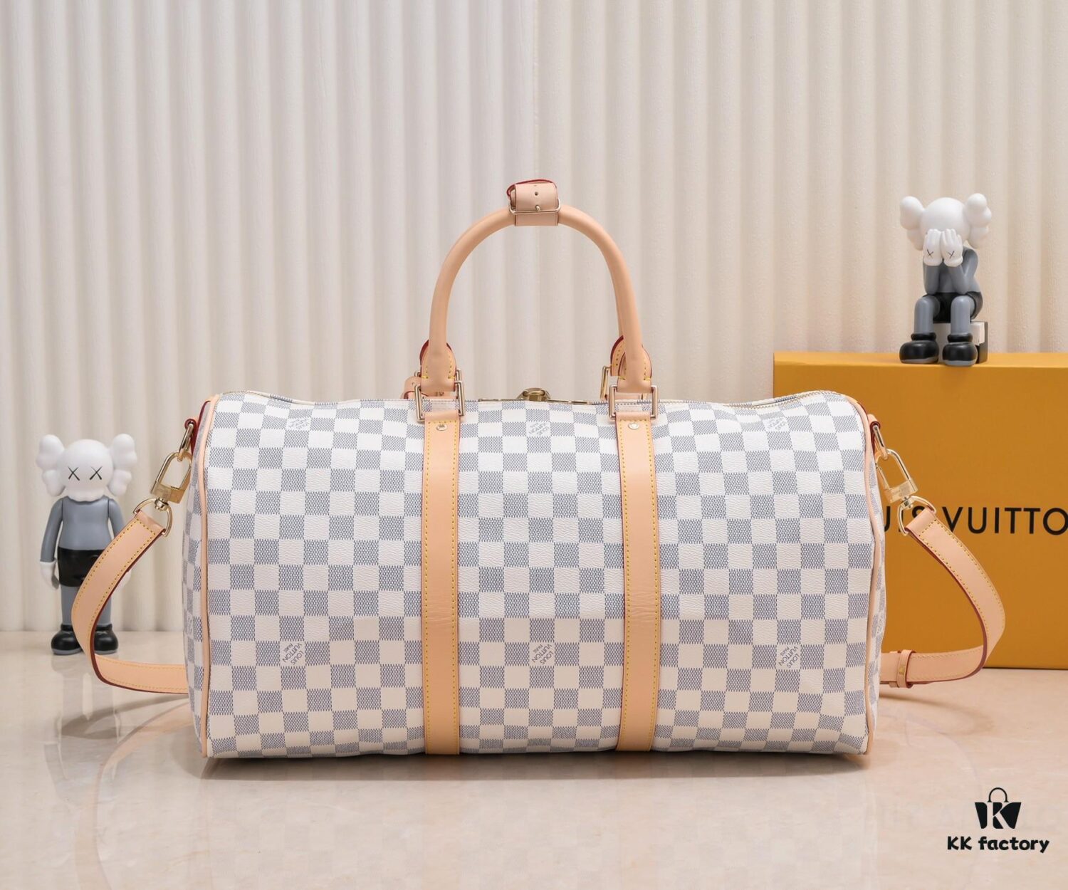 693077846e68136f4d9a6791 Exclusive Real Shot - Upgraded Version ‼️ Authentic Goods ‼️ Highly Acclaimed Keepall 455055 Travel Bag in 5 Colors (with Shoulder Strap) Available in Three Sizes