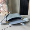 [Top Quality Original Order Exclusive Real Shot] M46846 Misty Blue M46386 Full Leather Embossed Baguette Bag Series Diane Handbag