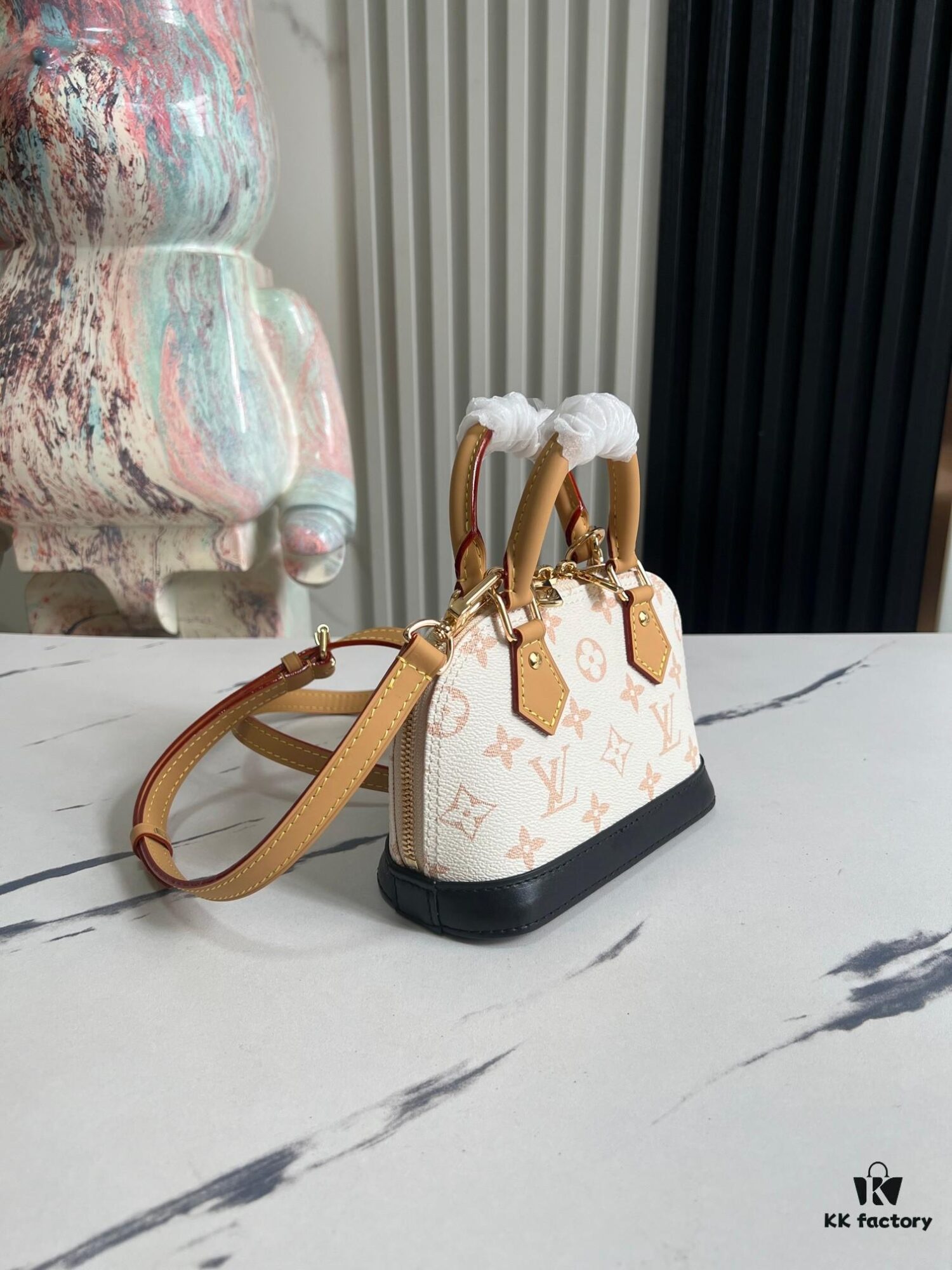 6930779d6e68136f4d9a67b1 M46895 White Flower 82717 Mini Shell Bag Collection - New Launch Nano Alma Handbag
