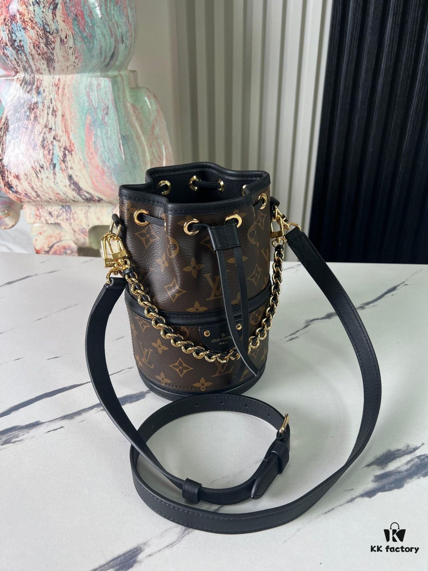 6930779d6e68136f4d9a67b4 Top Quality Original Order Exclusive Real Shot M83480 Monogram New Canoe Bag Bucket Bag with Chain