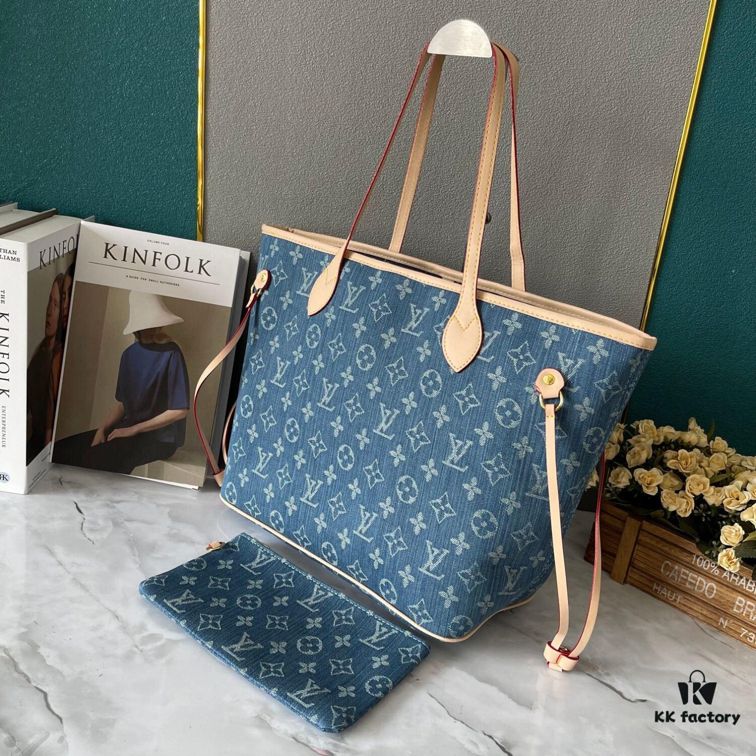 693077a96e68136f4d9a67c6 Upgraded M40995 Medium Denim Jacquard Tote Bag 💋💋 Louis Vuitton New Neverfull – A Fresh Reinterpretation of the Iconic Handbag