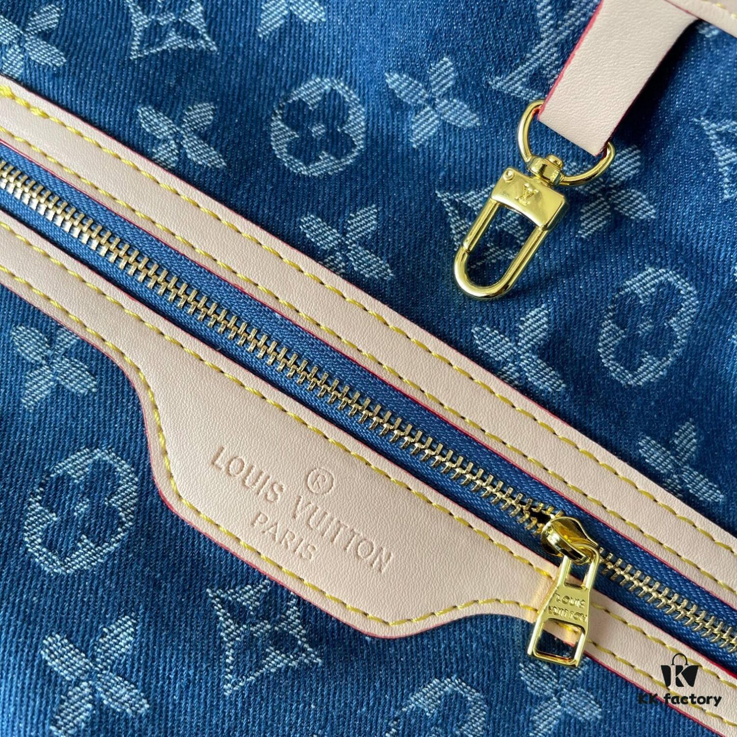 693077af6e68136f4d9a67cf Upgraded M40995 Medium Denim Jacquard Tote Bag 💋💋 Louis Vuitton New Neverfull – A Fresh Reinterpretation of the Iconic Handbag