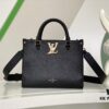 693077b36e68136f4d9a67d7 Lock & Go Handbag in Black M22311 and Beige White M23637 - Premium Original Order