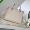 693077b86e68136f4d9a67e3 Lock & Go Handbag in Black M22311 and Beige M23637 - Premium Original Order, Smooth Grained Calfskin with LV Twist Lock