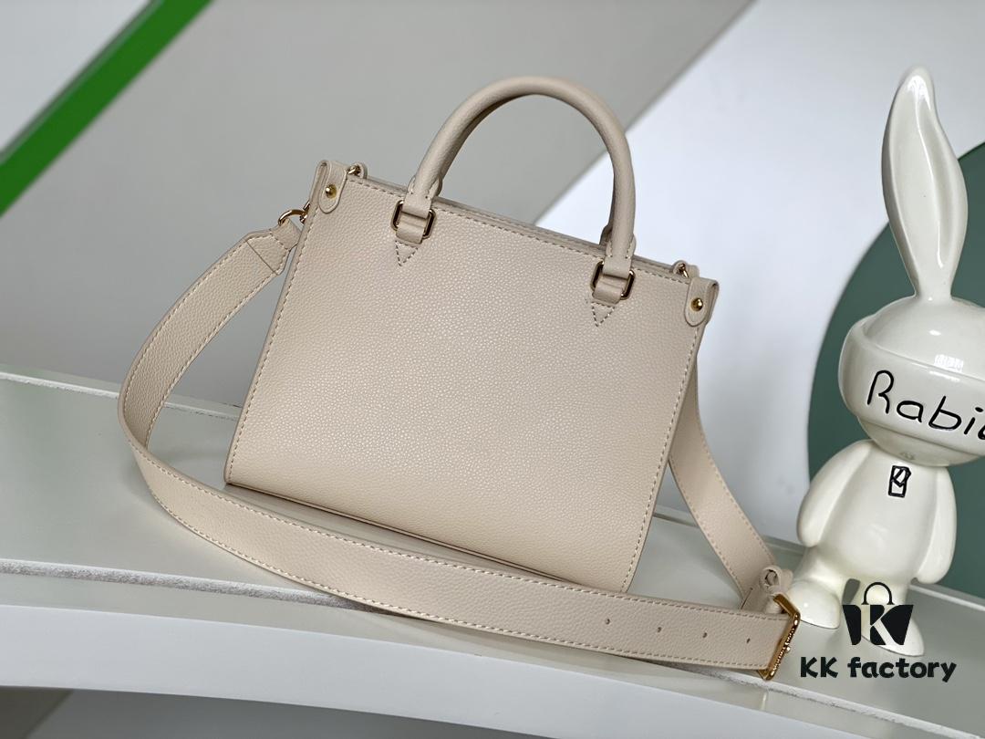 693077b86e68136f4d9a67e3 Lock & Go Handbag in Black M22311 and Beige M23637 - Premium Original Order, Smooth Grained Calfskin with LV Twist Lock