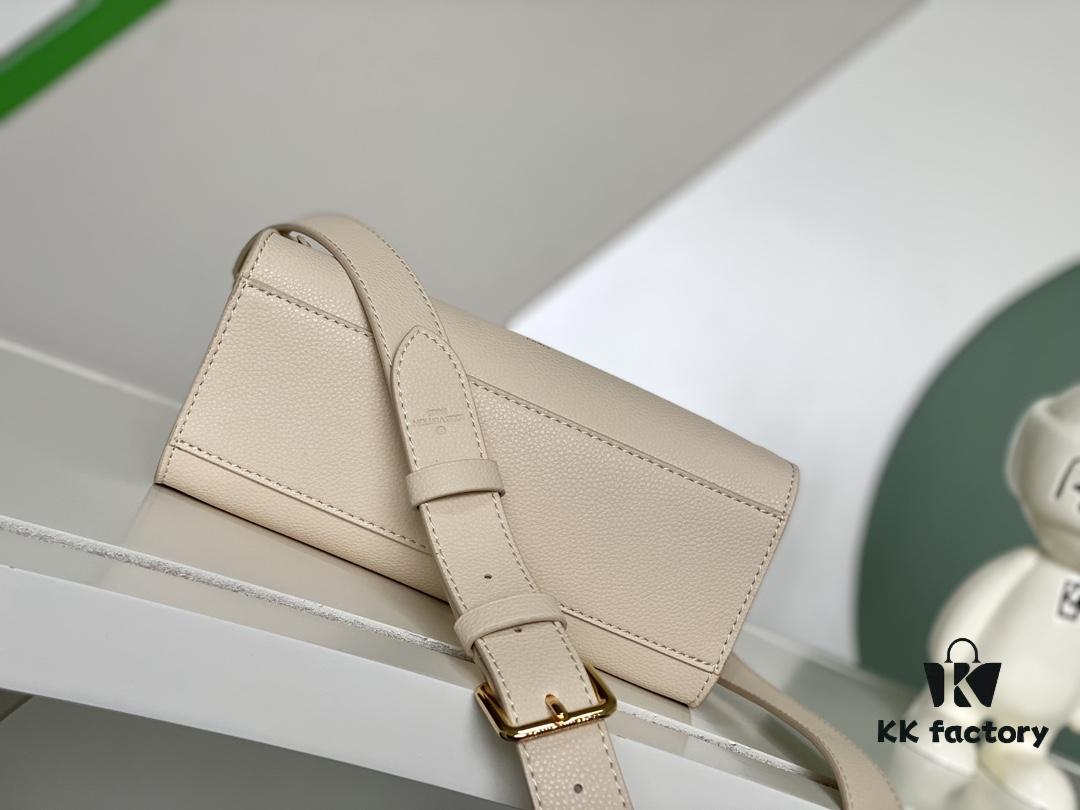 693077b86e68136f4d9a67e4 Lock & Go Handbag in Black M22311 and Beige M23637 - Premium Original Order, Smooth Grained Calfskin with LV Twist Lock