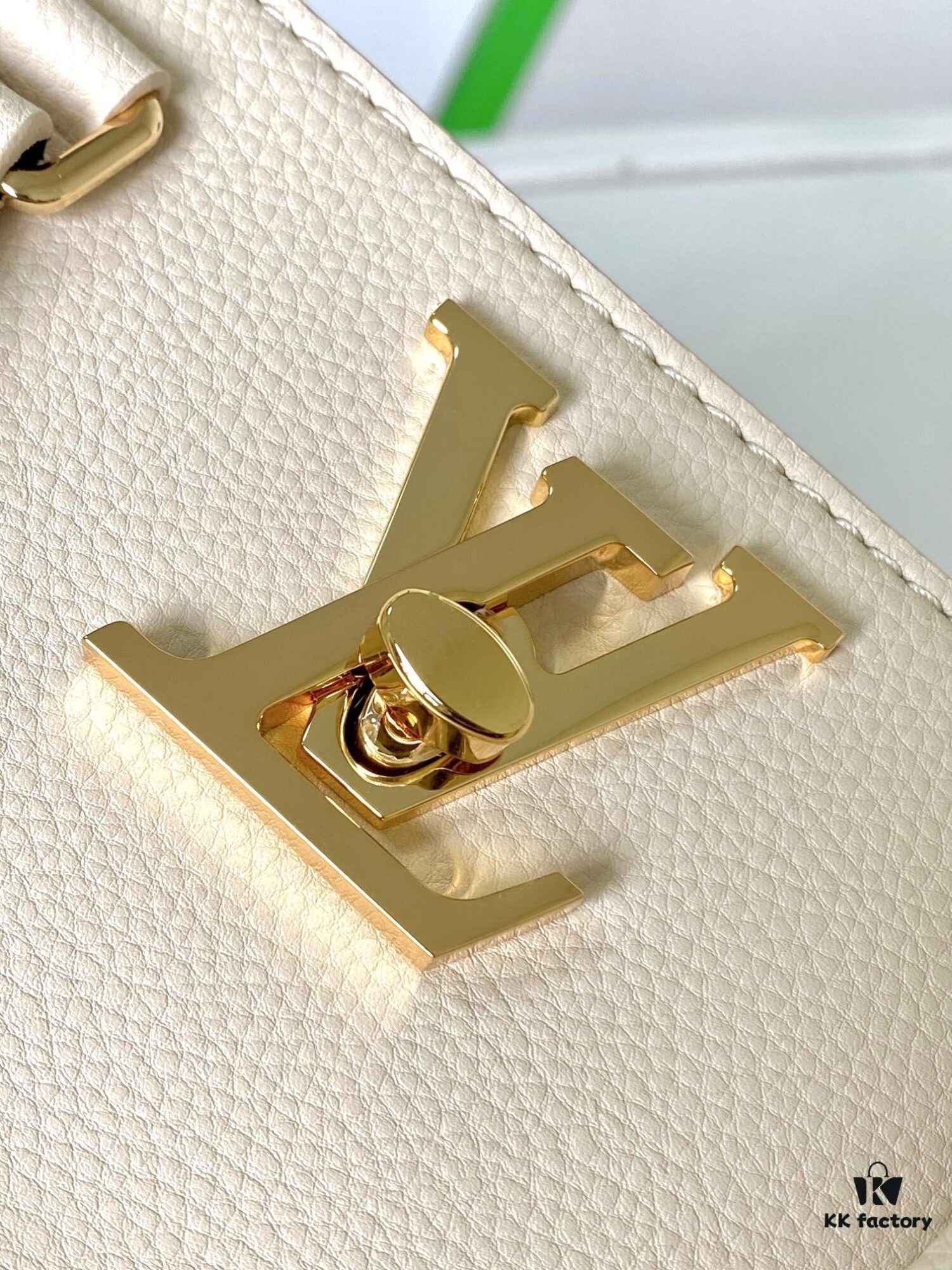 693077bb6e68136f4d9a67e7 Lock & Go Handbag in Black M22311 and Beige M23637 - Premium Original Order, Smooth Grained Calfskin with LV Twist Lock