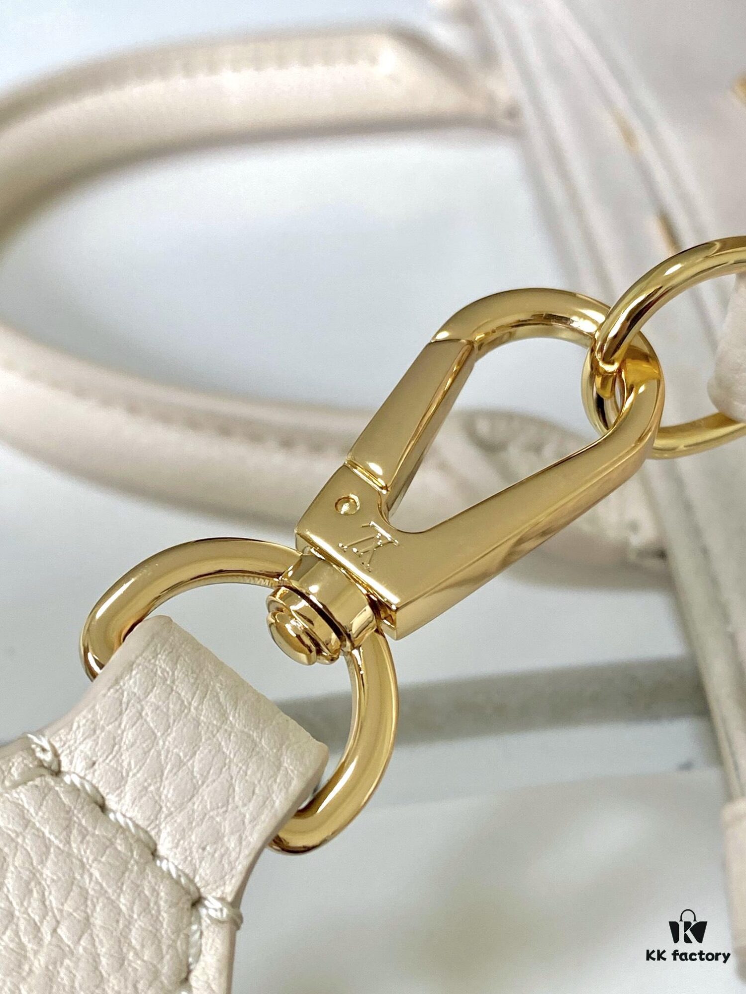 693077bd6e68136f4d9a67ea Lock & Go Handbag in Black M22311 and Beige M23637 - Premium Original Order, Smooth Grained Calfskin with LV Twist Lock