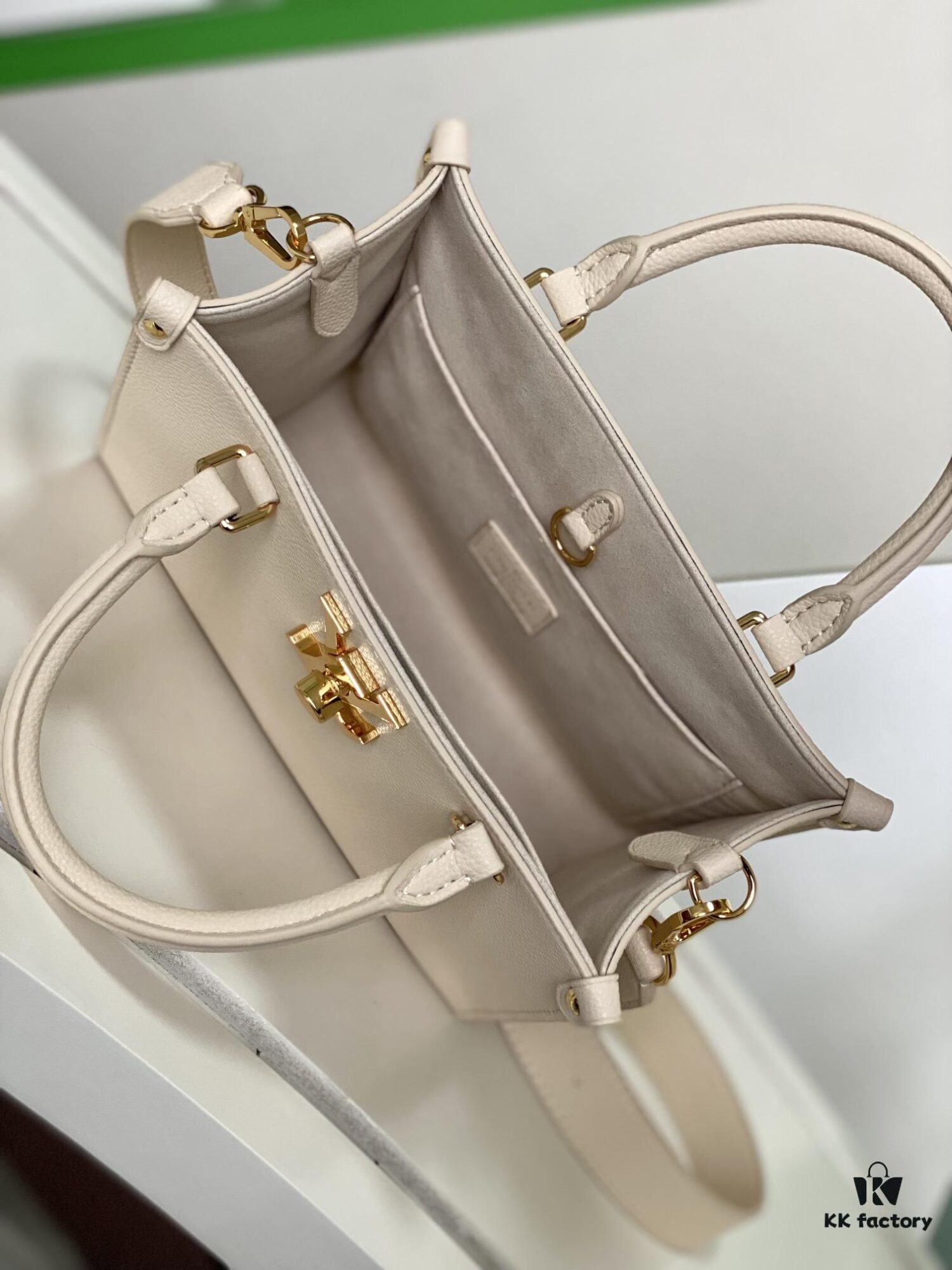 693077bd6e68136f4d9a67eb Lock & Go Handbag in Black M22311 and Beige M23637 - Premium Original Order, Smooth Grained Calfskin with LV Twist Lock