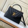 693077c26e68136f4d9a67f3 Louis Vuitton Hold Me Handbag in Black M21720 and White M21797 – New Wave Quilted Leather Collection