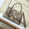 Price Adjustment [Haiyuan External Single Family Shoot] Large Size M45976 Black M46041 Apricot Print MADELEINE Louis Vuitton New Madeleine Medium Handbag Crafted in Monogram Empreinte Embossed Leather