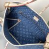 693077d46e68136f4d9a6817 Louis Vuitton M46855 Blue Denim Shopping Bag Series M46197 CarryAll Medium Handbag