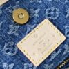 693077d76e68136f4d9a681d Louis Vuitton M46855 Blue Denim Shopping Bag Series M46197 CarryAll Medium Handbag