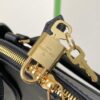 693077dc6e68136f4d9a6827 M22914 Black Lock It MM Bag in Refined Taurillon Leather with Gold-Tone Hardware