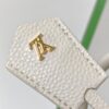 M23061 White Lock It MM Bag in Refined Taurillon Leather