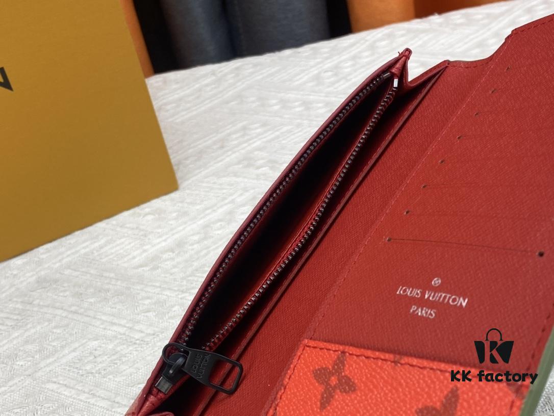 Wallet Model: N62665 Apricot with Red Brazza Wallet