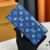 693077f66e68136f4d9a6861 Wallet Model: N62665 Blue with Coffee-Colored Louis Vuitton Classic Brazza Wallet
